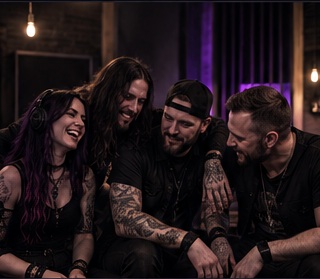 Die Band nach einem Take
